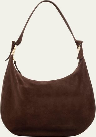 Loeffler Randall Morgan Rounded Suede Shoulder Bag