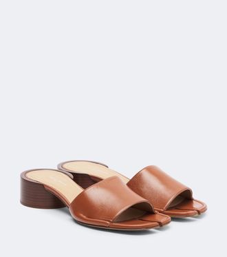 Maison Margiela Tabi leather mules