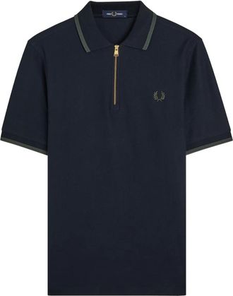 Fred Perry Polo con logo - Blu