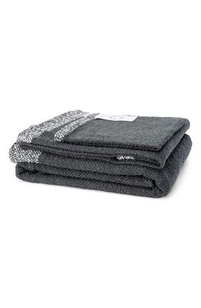 Ettitude Luxe Boucl&eacute; Bath Towel in Forest & Natural at Nordstrom, Size 3 Piece Set