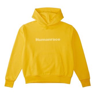 adidas x Pharrell Humanrace Logo Hoodie Yellow HG1817
