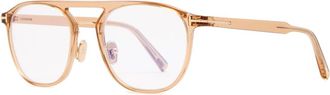 Tom Ford Aviator-style Optical Glasses - Brown Brown - One Size
