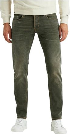 Cast Iron Heren, Jeans, Groen, Maat: W36 L34 Katoen