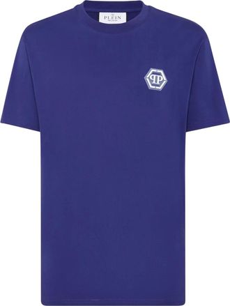 Philipp Plein T-shirt in cotone - Blu
