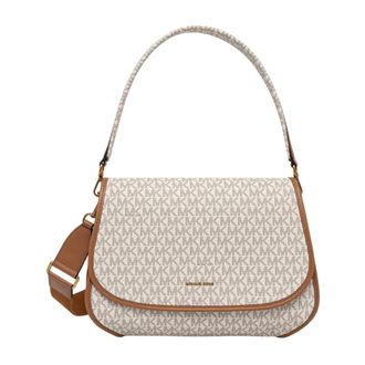 Michael Kors Tassen, Dames, Beige, ONE Size, Polyester, Holmes Messenger Bag