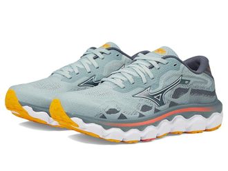 Mizuno Wave Horizon 7 Womens Shoes Grey Mist/White : Womens 6.5 B - Medium