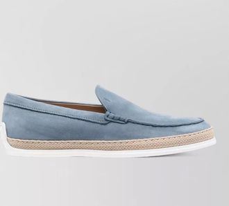 Tod's suede loafers