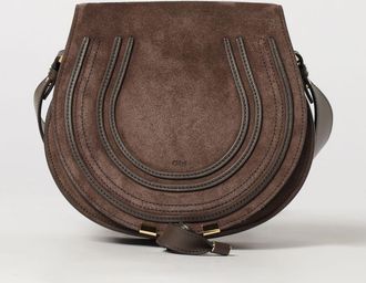 Chlo&eacute; Borsa a tracolla mini Marcie in pelle di vitello scamosciata