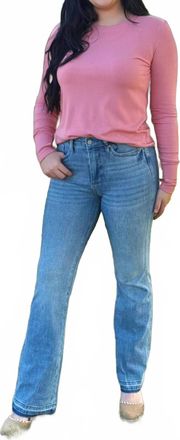 Judy Blue Howdy Slim Bootcut Jeans In Blue