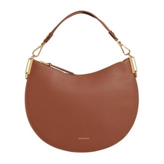 Coccinelle Sunup Medium - Dames - Schoudertassen - Bruin - ONE Size - Leer - Tassen