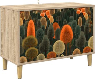 vidaXL Mueble De Tv Zaandam 69 X 33 X 50 Cm Sonoma Vidaxl