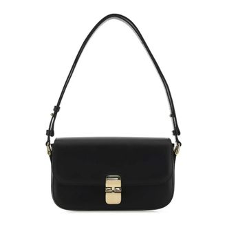 A.P.C. Shoulder Bags, female, Black, ONE SIZE, Grace Shoulder Bag
