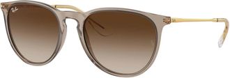 Ray-Ban Rb 4171 Erika Zonnebril - Dames - Zonnebrillen - Bruin - 54 MM - Accessoires