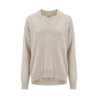Brunello Cucinelli Mujer, Jerseys, Beige, Talla: L