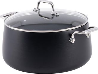 All-Clad HA1 Expert Hard Anodized Nonstick 8 Quart Stockpot with Lid in Black at Nordstrom