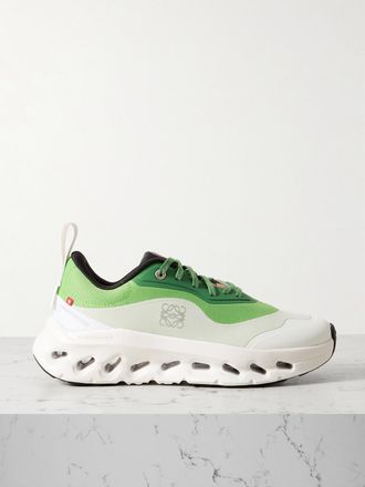 Loewe + On Sneakers In Maglia Riciclata Stretch Cloudtilt 2.0 - Verde
