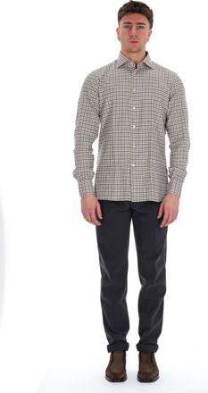 Borriello Flannel Vichy Tailored Shirt