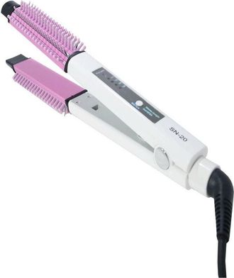 Trade Shop Trade Shop - Cepillo De Pelo Liso Crear Ondas Indicaci&oacute;n De Placa Sn20 Temperatura