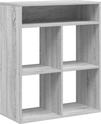 vidaXL Estantería madera de ingeniería color gris sonoma 66x31x80 cm Vidaxl