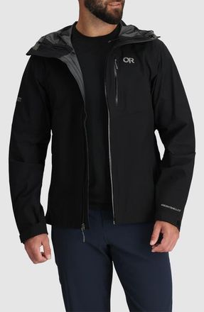 Outdoor Research Foray 3L Waterproof Jacket in Black at Nordstrom, Size Xxx-Large