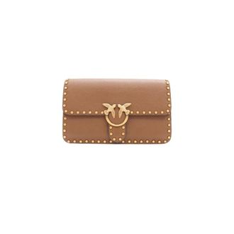 Pinko Love Bag Click Soft Orizzontale - - Bags - Donna - Marrone - ONE SIZE