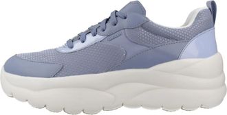 Geox Xtors Platform Trainers - Dames - Sneakers - Blauw - 39 EU - Leer - Schoenen