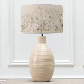 Voyage Maison Epona Table Lamp With Enchanted Forest Eva Lampshade in Cream