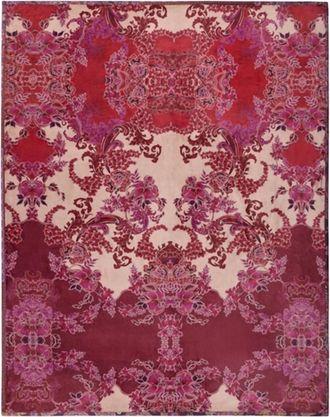 Johnny Was Womens Reversible Musia Scarf Travel Blanket In Red