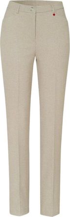 Toni Steffi Broeken - Dames - Broeken - Beige - Maat: XL Poliester