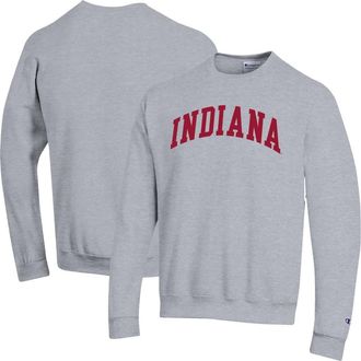 Champion Mens Champion Heather Gray Indiana Hoosiers Basic Arch Fleece Pullover Sweatshirt at Nordstrom, Size Xx-Large