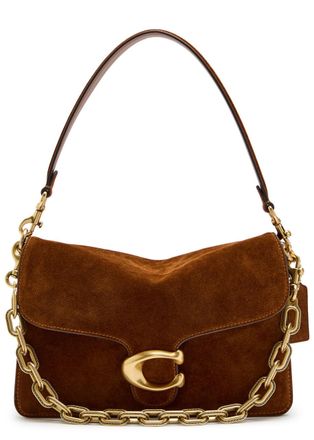 Coach Tabby Suede Shoulder bag - Brown - One Size
