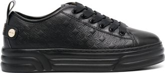 Liu Jo Cleo low-top sneakers - women - Polyester/Calf Leather/Polyurethane/Rubber - 36 - Black