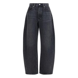 Alexander Wang Crystal Balloon Jeans - Dames - Jeans - Grijs - Maat: W27 Katoen