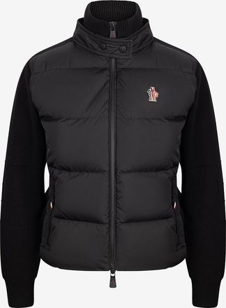 Moncler Schmaler Strick- und Daunencardigan Apr&egrave;s-Ski