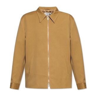 Lanvin Jassen, Heren, Bruin, L, Wol, Wollen Jas