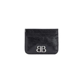 Balenciaga Wallets & Cardholders, female, Black, Size: ONE SIZE Monaco Card Holder