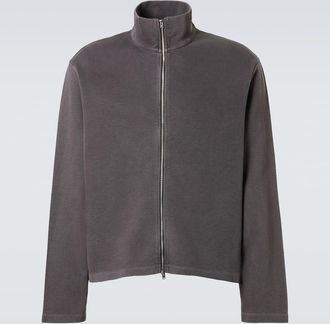 Our Legacy Shrunken cotton zip-up sweatshirt