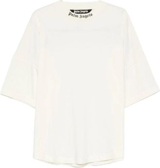 Palm Angels Hombre, Camisetas, Blanco, Talla: L