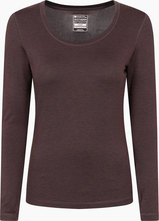 Mountain Warehouse Womens Mountain Warehouse Womens/Ladies Keep The Heat Thermal Top - Brown - Size: 10