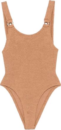 Hunza G Costume intero Domino con anello - Marrone