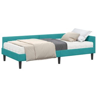 vidaXL Estructura De Cama Esquina Con Colch&oacute;n 2 Uds. Tuquesa Vidaxl
