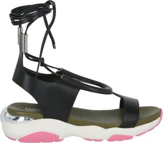 Ferragamo Lace-Up Flat Sandals