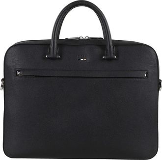 HUGO BOSS Ray S Doc Case N - Heren - Laptoptassen - Zwart - ONE Size - Leer - Tassen
