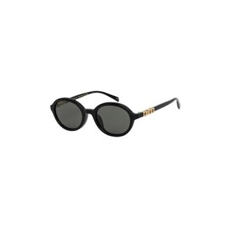 Gucci Ovale Zonnebril - Dames - Accessoires - Zwart - Maat: 52 MM