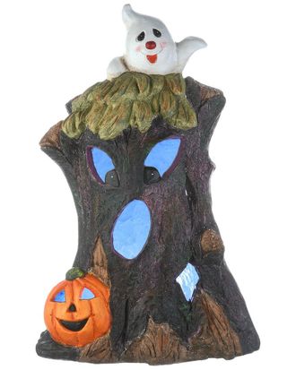 National Tree Company 18 Haunted Tree Trunk With Led Light