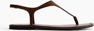 H&M Sandals in Dark Brown at Nordstrom, Size 11