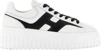 Hogan H-Stripes Sneakers - Dames - Sneakers - Wit - 40 EU - Leer - Schoenen