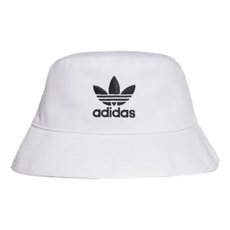 adidas Adicolor Trefoil Bucket Hat White FQ4641