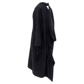 Comme Des Gar&ccedil;ons Comme Des Garcons Dinosaur jagged cut out draped coat