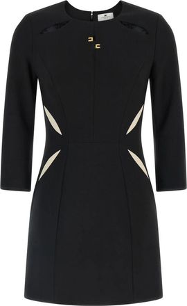 Elisabetta Franchi Sheath Mini Jurk - Dames - Korte kleedjes - Zwart - S - Kleedjes